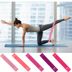 5pcs Yoga Resistance Tension Bands for Fitness Stretching Body Shaping