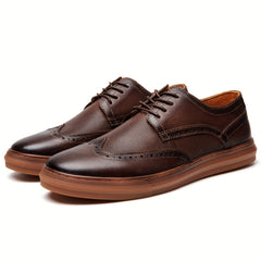 Men's Brogue Derby Shoes Non Slip Dress Shoes For Wedding Business