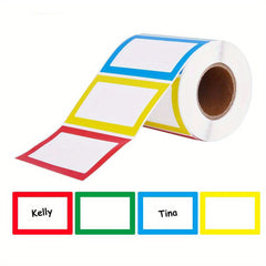 150PCS Name Tag Stickers 8 x 5 for Office School Classroom Teachers Parties