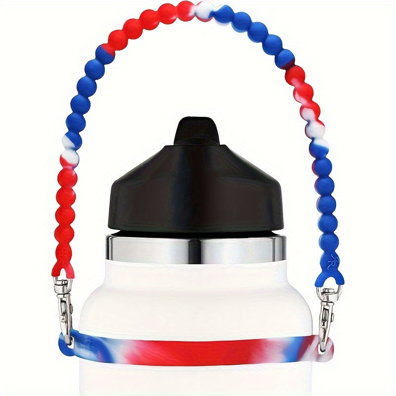 Silicone Water Bottle Handle Carrying Sling Fits Most 8-40oz Bottles