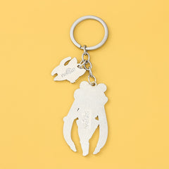 Anime Girl Cat Keychain Pendant