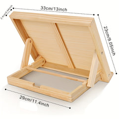 Adjustable Wooden Easel Desktop Angle Stand