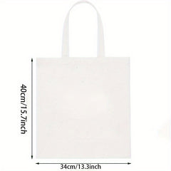 Boho Floral Book Lover's Tote Bag with Quote