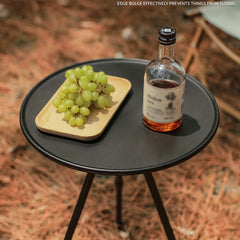 Portable Aluminum Round Table for Outdoor Dining and Camping