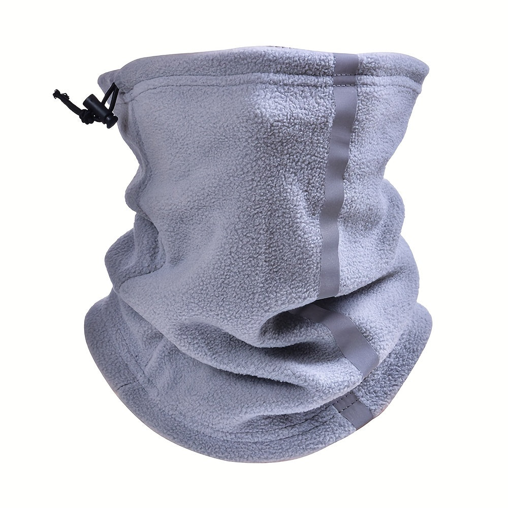 Winter Windproof Neck Gaiter Reflective Stripe Outdoor