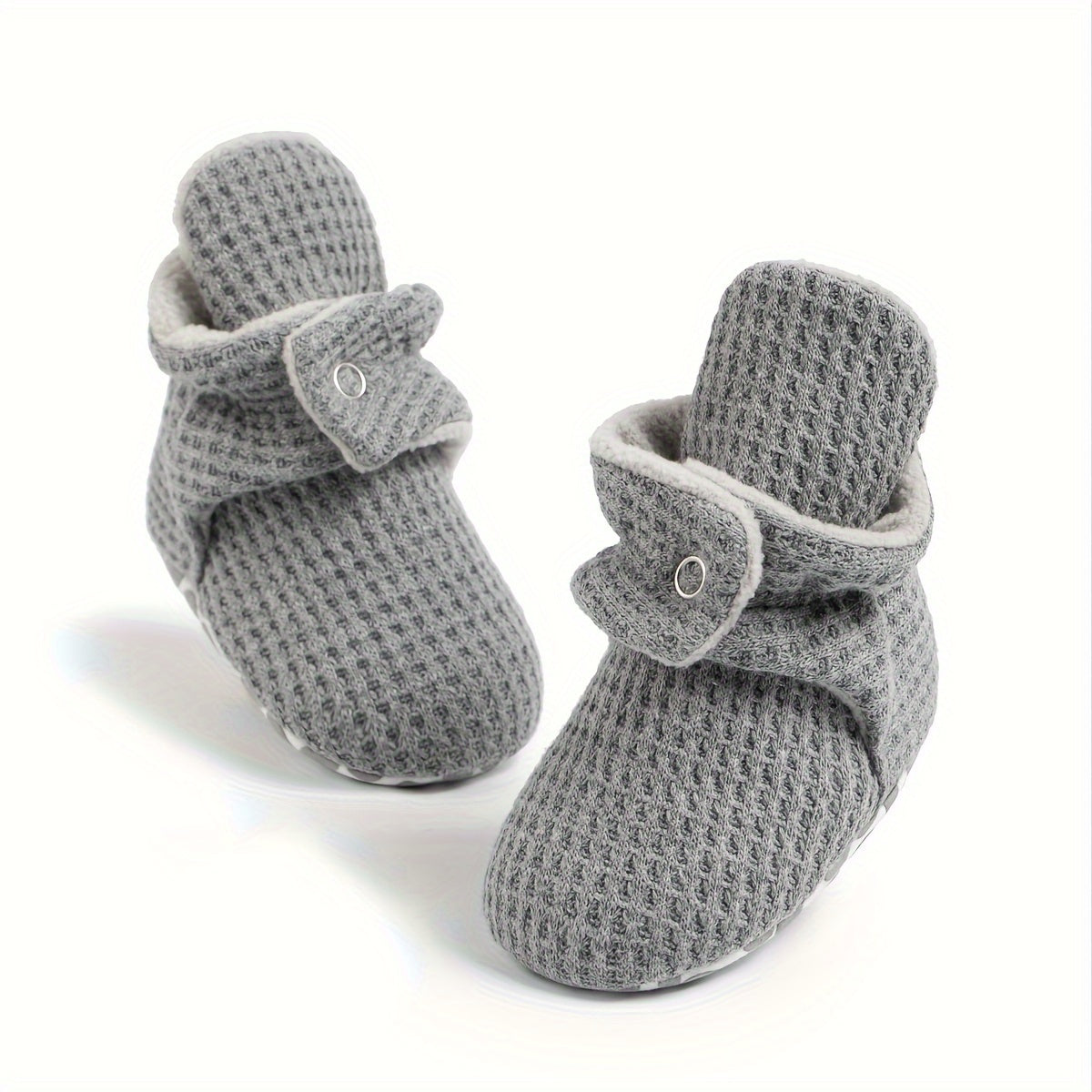 Soft Warm Fleece Baby Boys Boots for Walking in Autumn and Winter