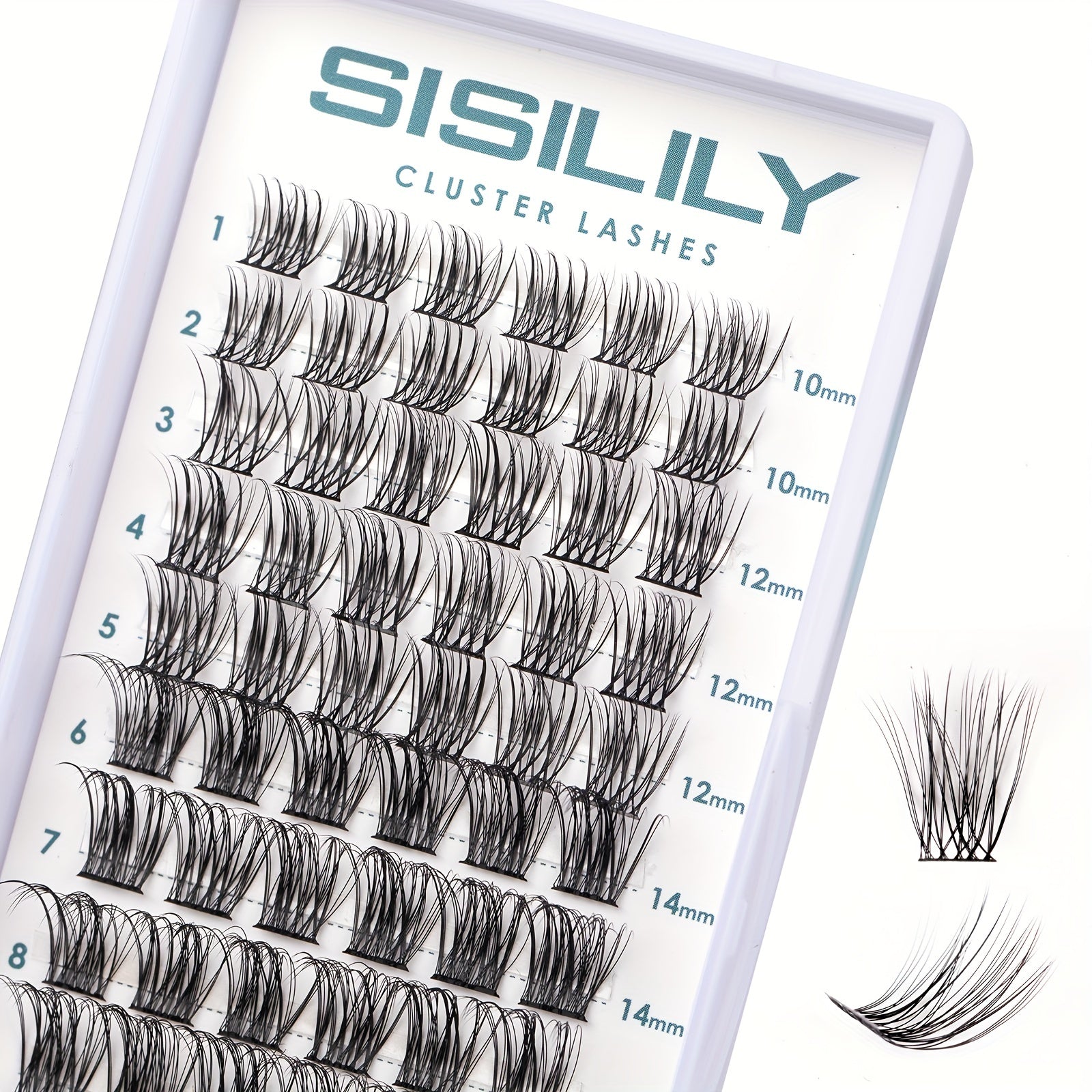 72 Lash Clusters Mega Volume C D Curl DIY Extensions