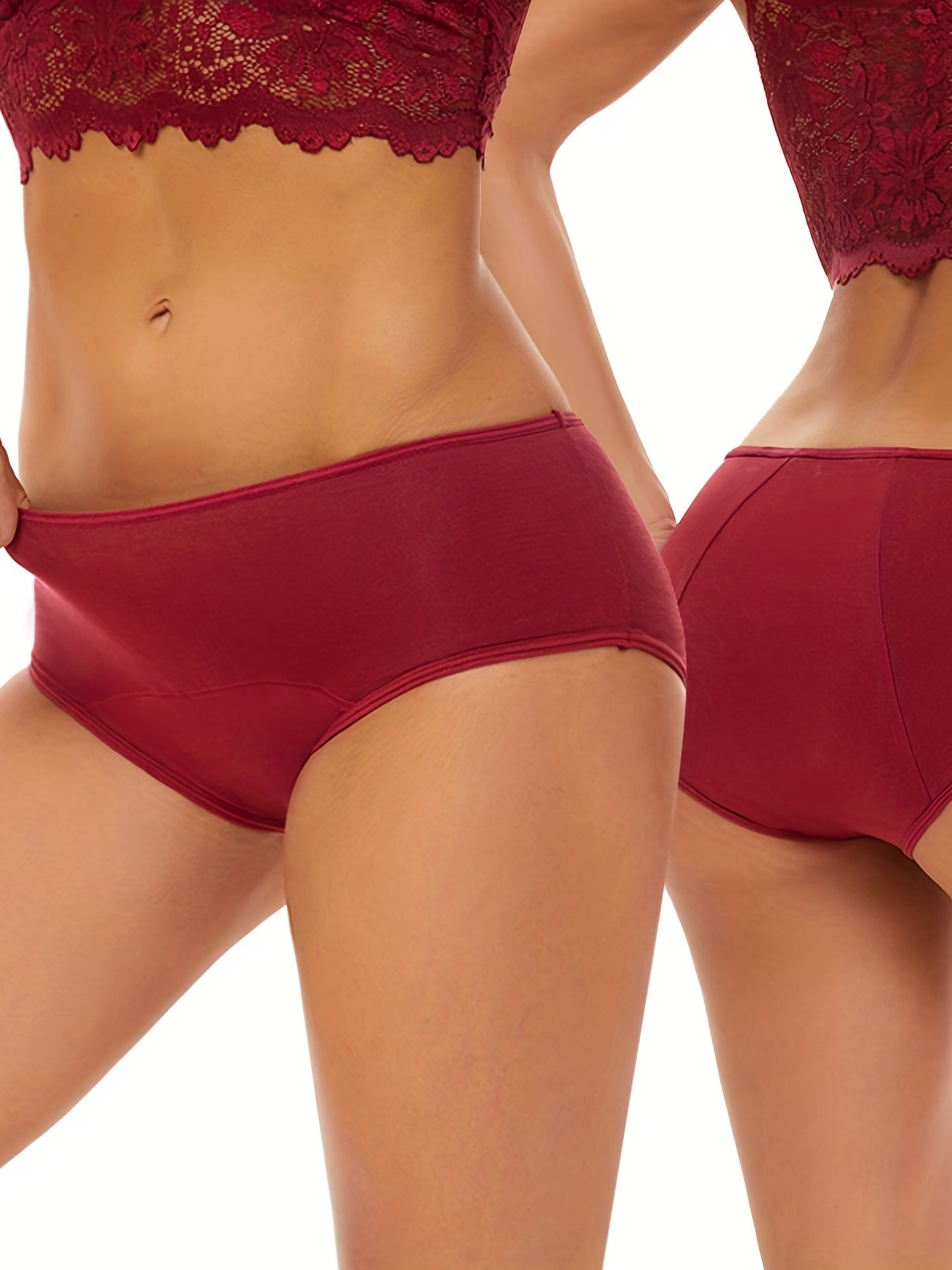4pcs Period Panties Anti Leak Women's Lingerie
