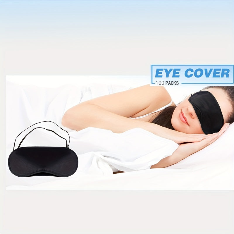 100 Pack Disposable Eye Masks for Games Soft Eye Cover Sleep Eye Shade Mask