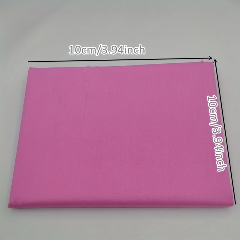 10 Classic Solid 100 Cotton Fat Quarter Patchwork Fabric For Sewing