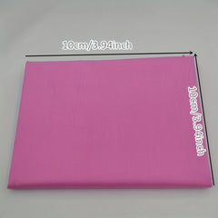 10 Classic Solid 100 Cotton Fat Quarter Patchwork Fabric For Sewing