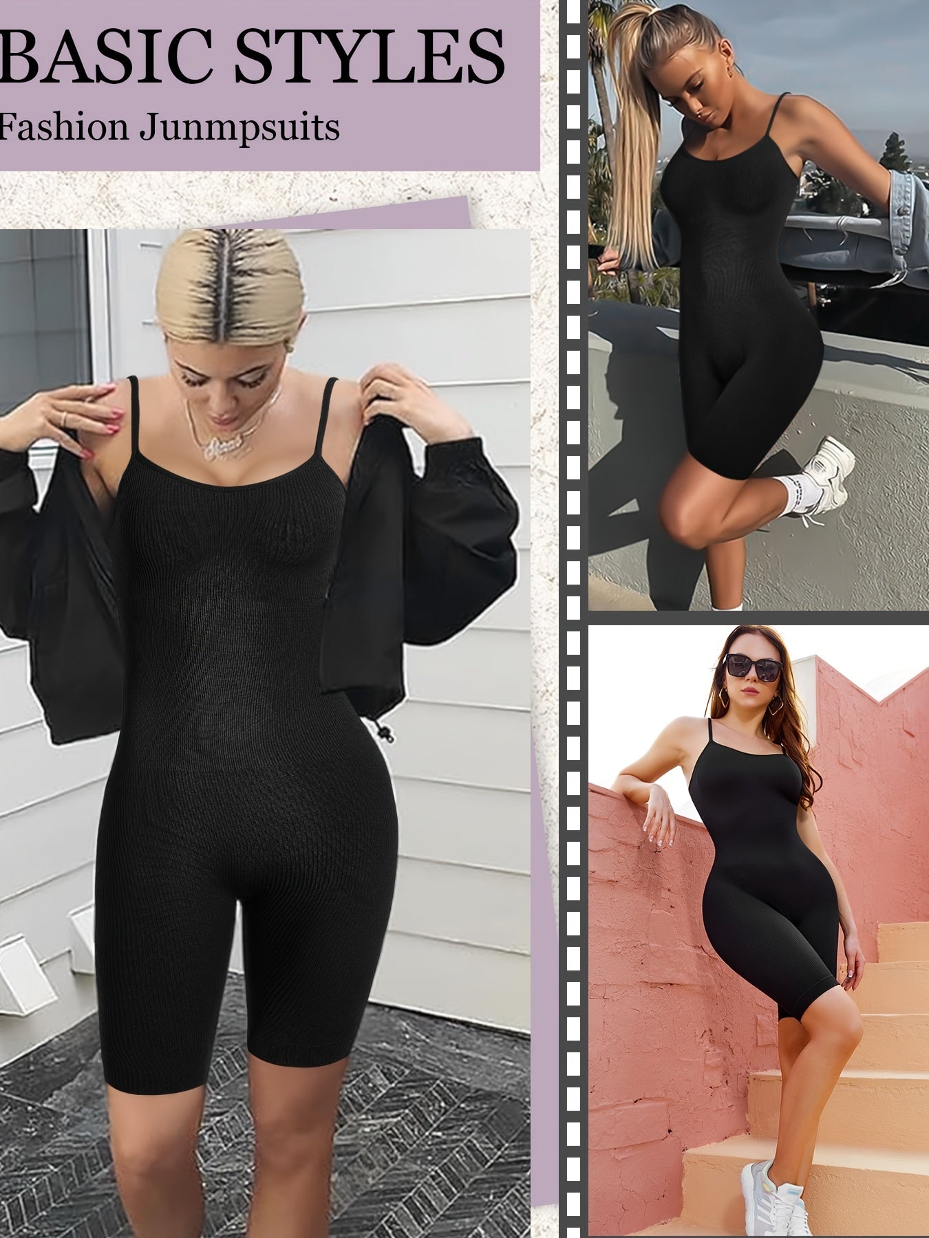 High Stretch Jumpsuit for Yoga and Fitness