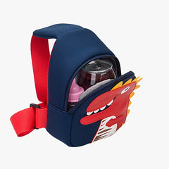 Unisex Kids 3D Dinosaur Crossbag Waterproof Large Capacity Sling Bag