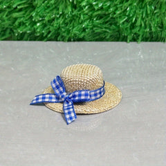 5pcs Mini Knitted Straw Hat Set Beach Hat DIY Doll Party Dress Up Headwear