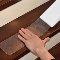 6pcs Transparent Frosted Non-slip Shower Stickers