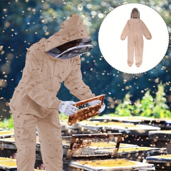 Bee Suit for Men and Women Professional Beekeeper Suit with Veil Hood