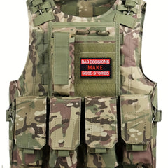 Bad Decisions Make Good Stories Morale Patch for Backpacks, Uniforms