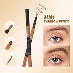 Waterproof Double-Headed Eyebrow Pencil Long-Lasting