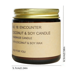 8pcs Lavender Scented Candles Funny Relaxation Novelty Soy Candle