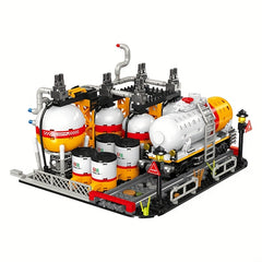 Chemical Plant Series Pumping Machine Building Blocks Set