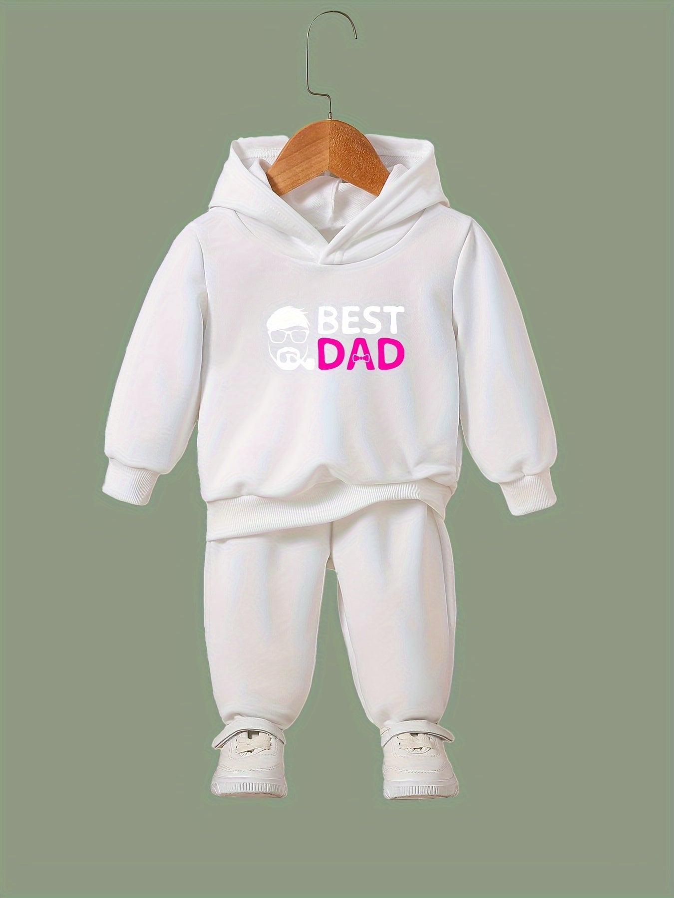 Dad Pattern Long Sleeve Hooded Sweatshirt Girls Comfy Hoodies Pullover