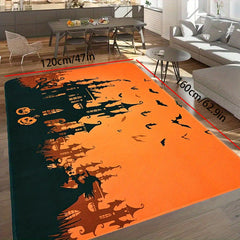 Halloween Printed Mat Non-slip Dirt-resistant Castle Front Door Mat