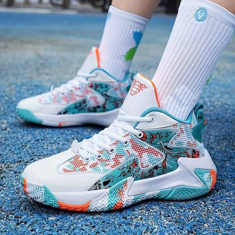 Men's Shock Absorbing Basketball Shoes Non Slip Athletic Shoes