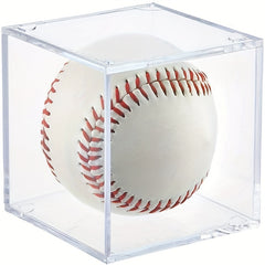 Acrylic Baseball Display Box with Glass Ball