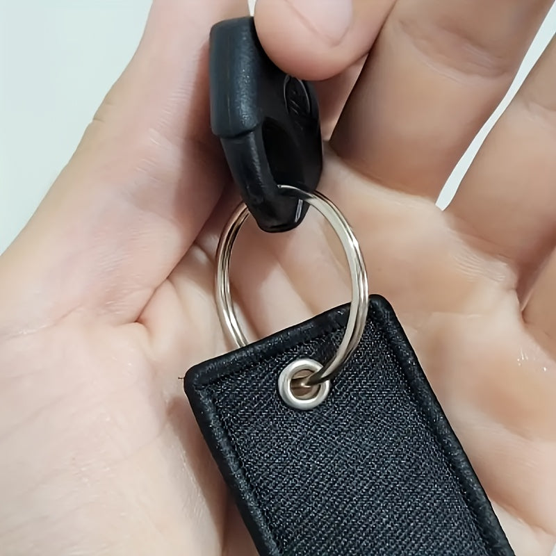 Motorcycle Key Chain Drop A Gear Embroidery Key Tag
