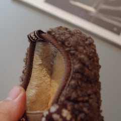 Girls Fleece Flats Soft Sole Anti Slip Indoor Outdoor Slippers Plush Warm Shoes