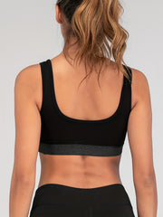 Colorblock Scoop Sports Bra Running Tank Bra