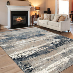 Splash Ink Style Thick Carpet, Faux Cashmere, 1.8kg/m2