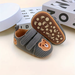 Cartoon Bear Baby Boy Sneakers Lightweight Non Slip Shoes