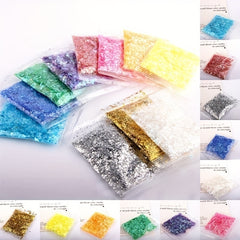 11 Colours Crystal Drops Glitter Sequins Flakes DIY Epoxy Resin Mold
