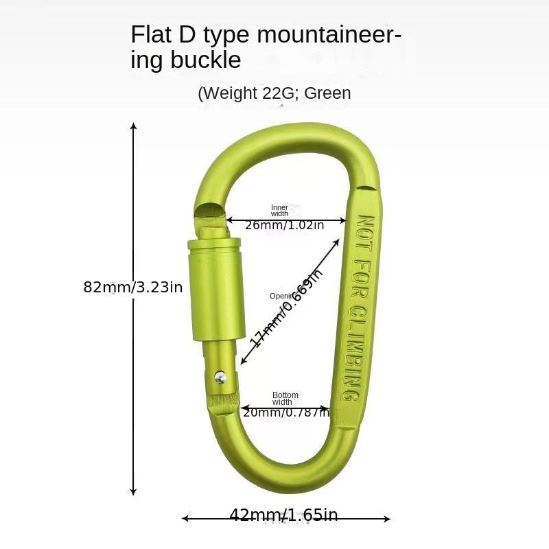 Aluminum Alloy Backpack Hanging Buckle for Camping