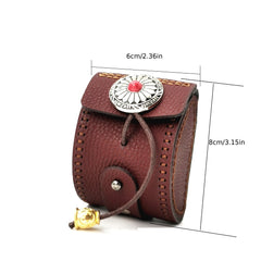 Leather Waist Pack Pellets Ammo Bag Utility Pouch
