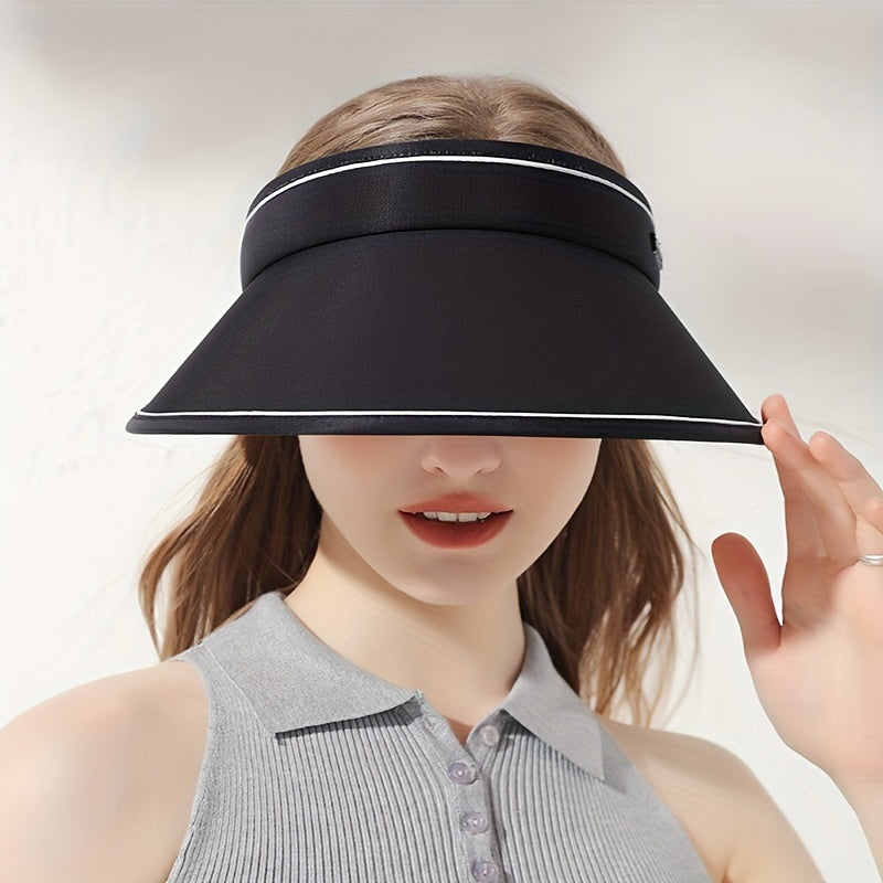 Sun Visor Hat Wide Brim UV Protection Beach Hat
