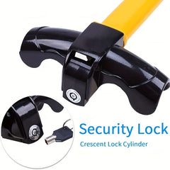 Car Steering Wheel Lock T-shaped Anti-Theft Lock with 2 Keys