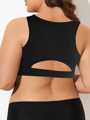 Women's Seamless Cut Out Yoga Workout Bra