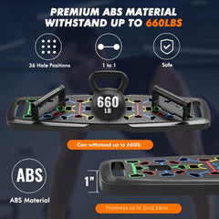 Durable Push Up Board 9 11 Meter Portable Folding Exercise Equipment