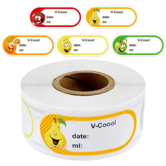 250pcs Date Sticker Labels for Home Kitchen Food Marking