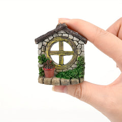 Miniature Fairy Tale Resin Doors for Photo Frame Decoration
