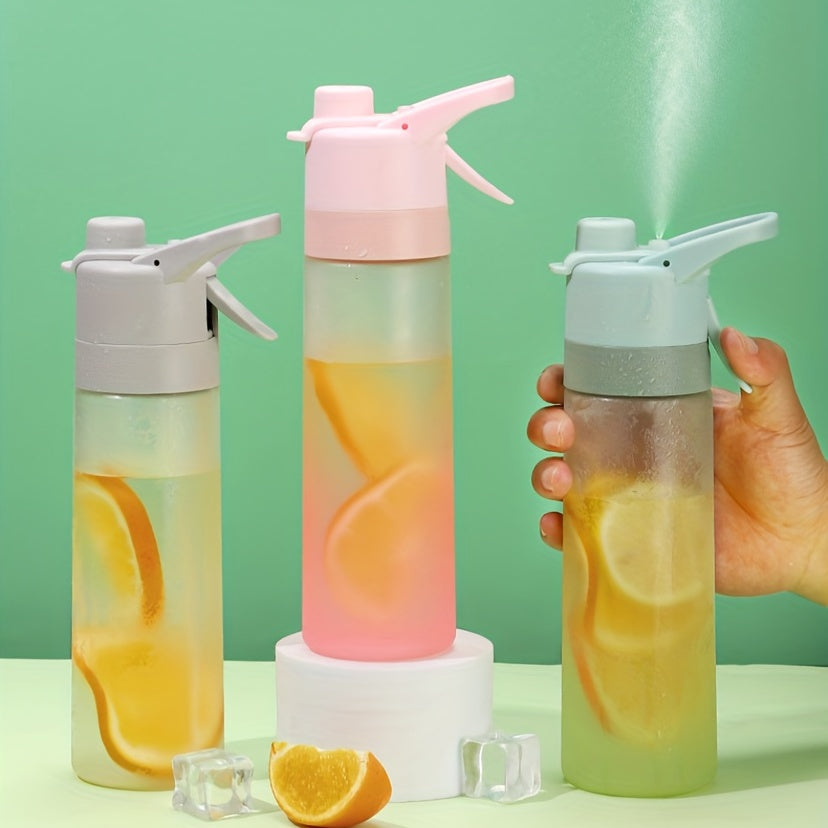 Leakproof Gradient Frosted Water Bottle for Fitness