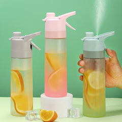 Leakproof Gradient Frosted Water Bottle for Fitness