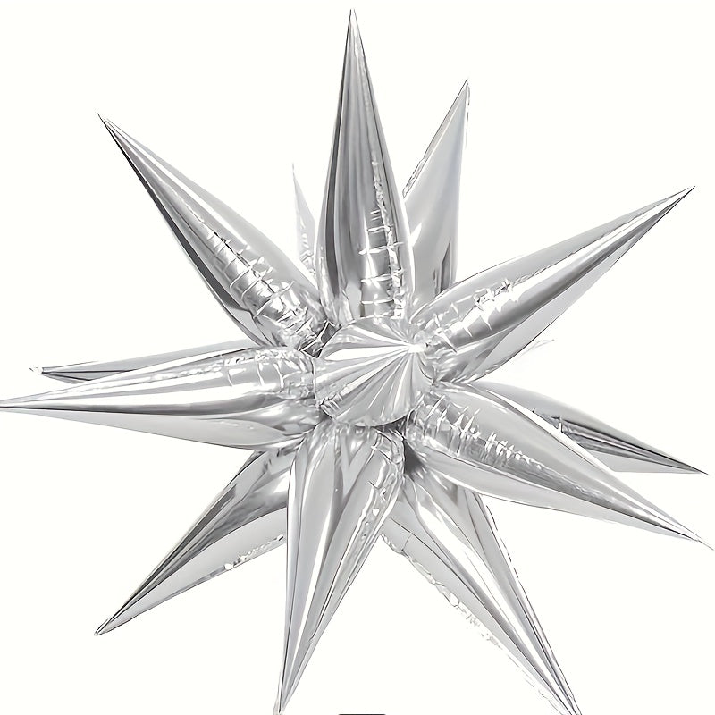 12pcs Explosion Star Aluminum Balloon for Birthday Party Decoration