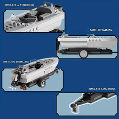 Yacht Building Block Assembly Toys