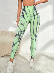 Tie Dye Yoga Leggings High Waist Gym Sports Pants Women's Activewear