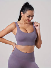 High Stretch Sports Bra for Fitness Running and Yoga