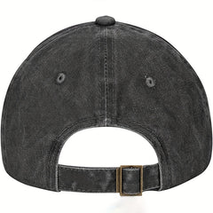 Distressed Vintage Funny Letter Print Baseball Cap Sun Protection