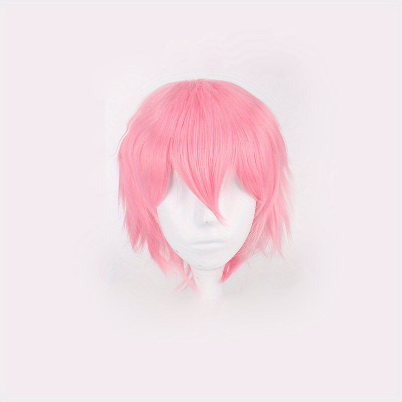 Anime Cosplay Wig Harajuku Short Hair Funky Wig For Halloween Party